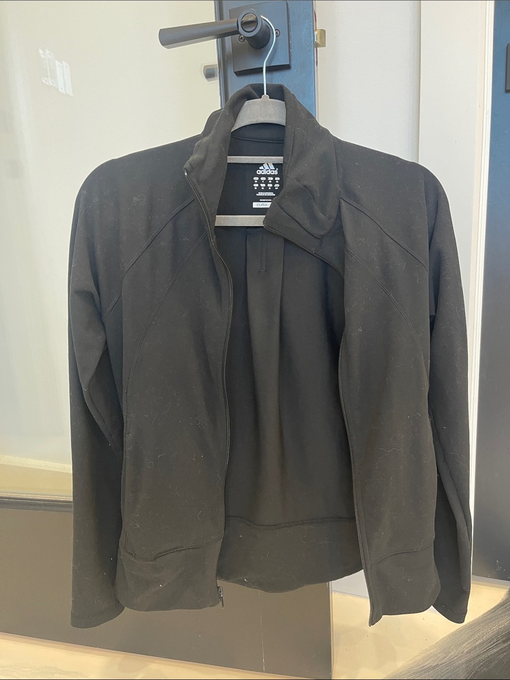 adidas Black Women's Jacket with Collar